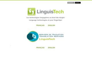 linguistech.ca screenshot