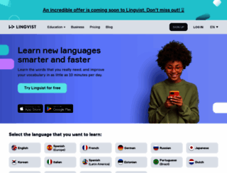 lingvist.com screenshot
