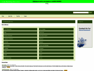 link-building-dir.com screenshot