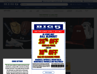 link.big5sportinggoods.com screenshot