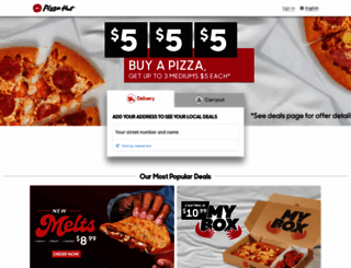 link.pizzahut.ca screenshot