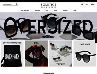 link.solsticesunglasses.com screenshot