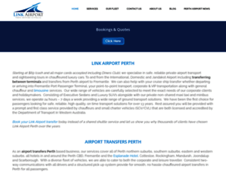 linkairport.com.au screenshot