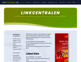 linkcentralen.dk screenshot