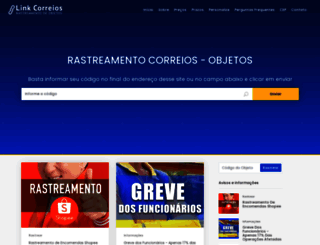 linkcorreios.com.br screenshot