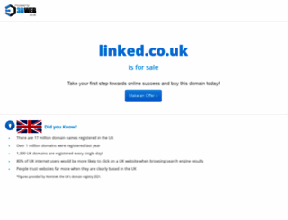 linked.co.uk screenshot