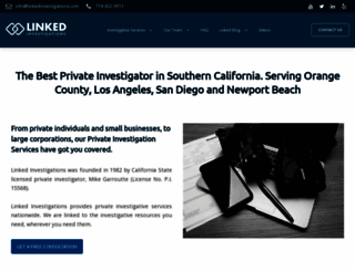 linkedinvestigations.com screenshot