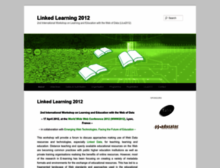 linkedlearning2012.wordpress.com screenshot