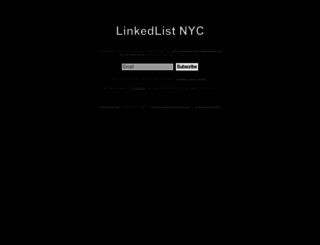 linkedlistnyc.org screenshot