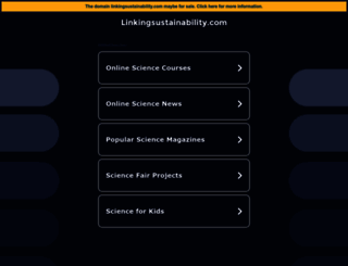 linkingsustainability.com screenshot