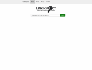 linkinspect.com screenshot