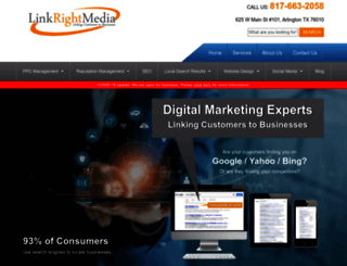 linkrightmedia.com screenshot