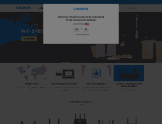 linksys.com.au screenshot