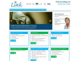 linktrainingsolutions.co.uk screenshot