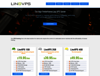 linovps.com screenshot