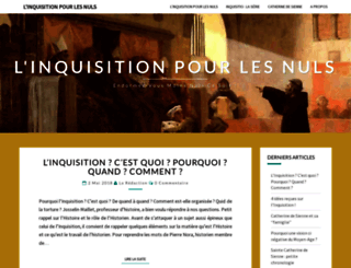 linquisitionpourlesnuls.com screenshot