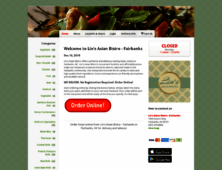 linsasianbistroak.com screenshot