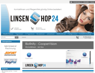 linsen-shop24.de screenshot