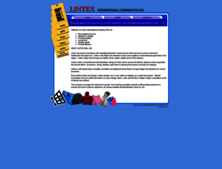 lintexintl.com screenshot