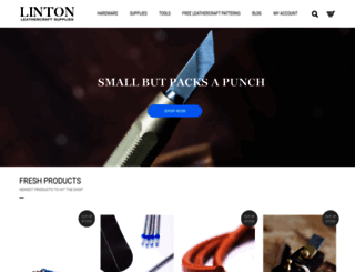 lintonleather.com screenshot