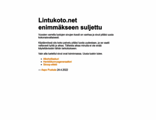 lintukoto.net screenshot