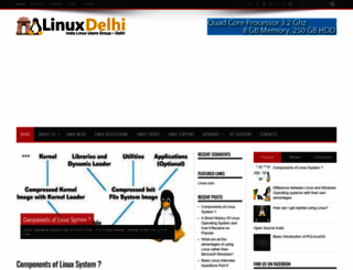 linux-delhi.org screenshot