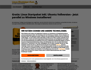 linux-kurs.com screenshot