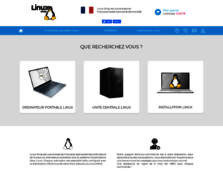 linux-shop.fr screenshot