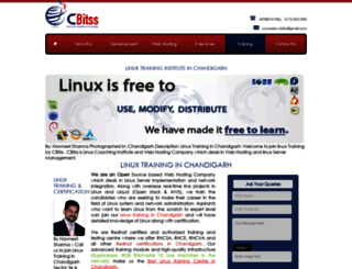 linux-training-in-chandigarh.cbitss.com screenshot