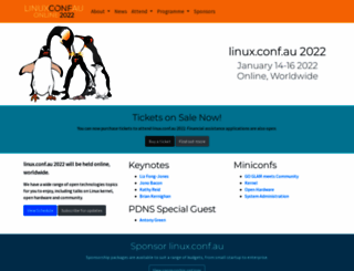 linux.conf.au screenshot