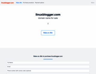 linuxblogger.com screenshot