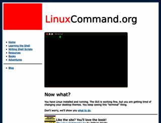 linuxcommand.org screenshot