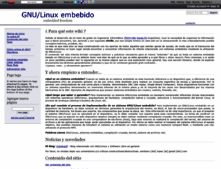 linuxemb.wikidot.com screenshot