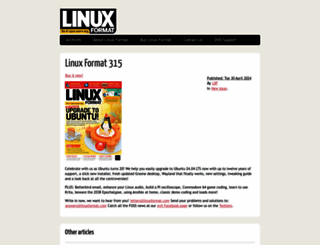 linuxformat.co.uk screenshot