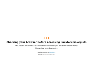 linuxforums.org.uk screenshot