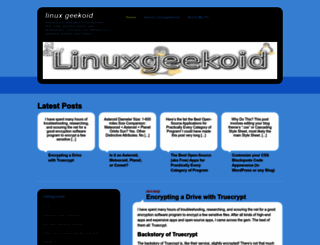 linuxgeekoid.wordpress.com screenshot