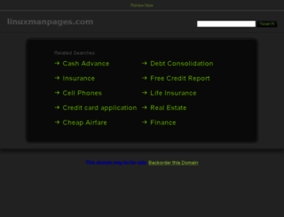 linuxmanpages.com screenshot