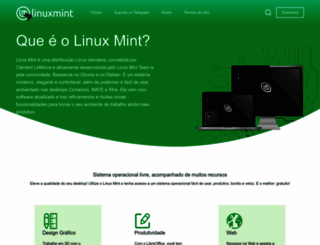 linuxmint.com.br screenshot