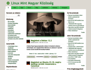 linuxmint.hu screenshot