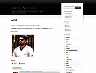 linuxsupportz.wordpress.com screenshot