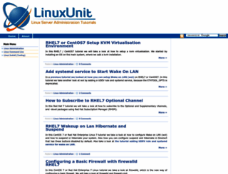 linuxunit.com screenshot