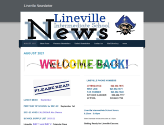 linvillenewsletter.weebly.com screenshot
