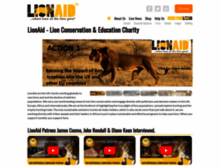 lionaid.org screenshot