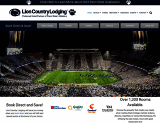 lioncountrylodging.com screenshot