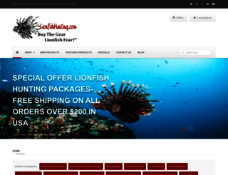 lionfishhunting.com screenshot