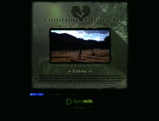 lionheartranch.com screenshot
