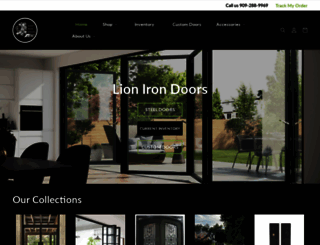 lionirondoors.com screenshot