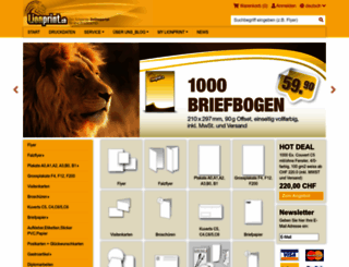 lionprint.ch screenshot