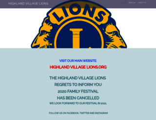 lionsballoonfest.com screenshot
