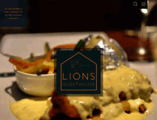 lionsguesthouse.co.za screenshot
